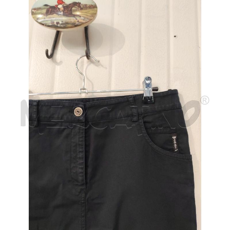 GONNA ARMANI JEANS NERA DENIM CON SPACCO | Mercatino dell'Usato Mestre 2