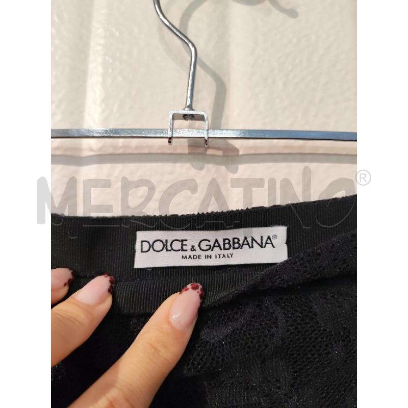 GONNA DOLCE E GABBANA PIZZO NERO | Mercatino dell'Usato Mestre 2