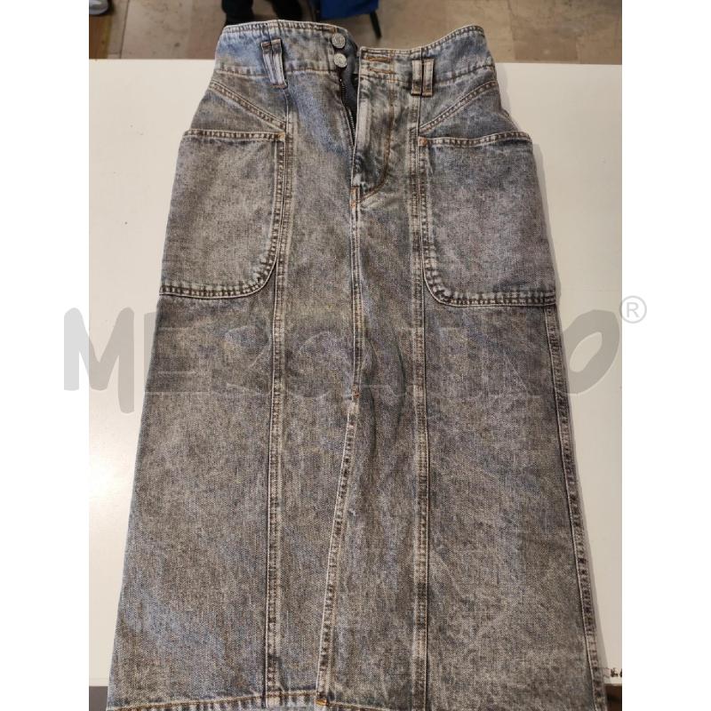 GONNA ISABEL ETOILE MARANT DENIM GRIGIO CON TASCHE  | Mercatino dell'Usato Mestre 1