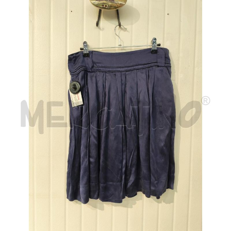 GONNA MASSIMO DUTTI 100% SETA BLU | Mercatino dell'Usato Mestre 1