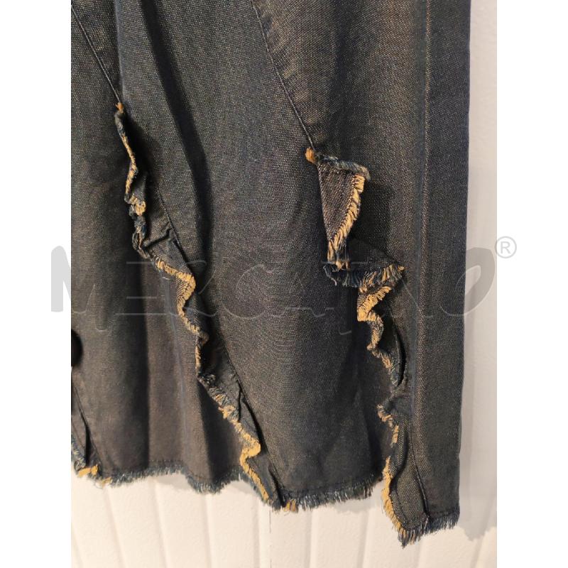 GONNA MASTINA JEANS SCURA FRANGE  | Mercatino dell'Usato Mestre 3