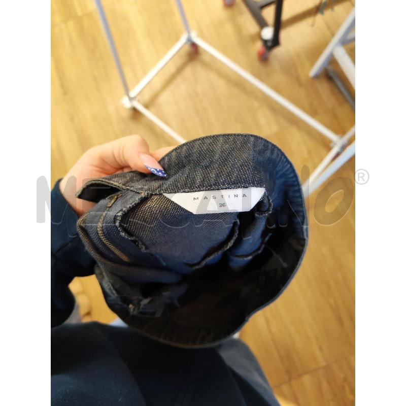 GONNA MASTINA JEANS SCURA FRANGE  | Mercatino dell'Usato Mestre 4