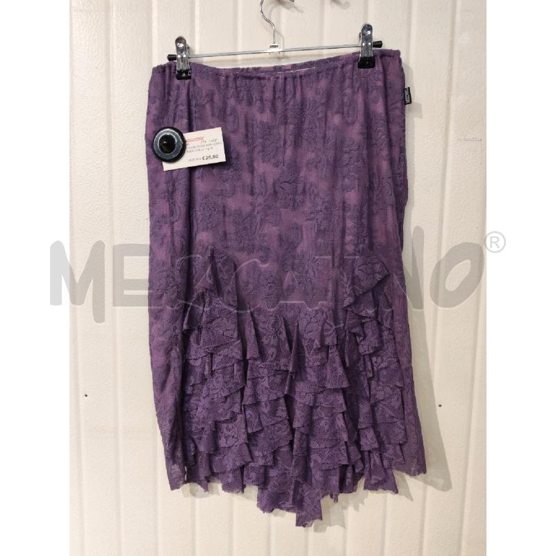 GONNA MOSCHINO JEANS PIZZO VIOLA | Mercatino dell'Usato Mestre 1