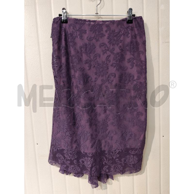 GONNA MOSCHINO JEANS PIZZO VIOLA | Mercatino dell'Usato Mestre 3