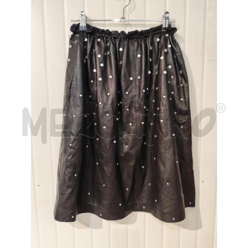 GONNA MOSCHINO PELLE NERA CON STRASS | Mercatino dell'Usato Mestre 3