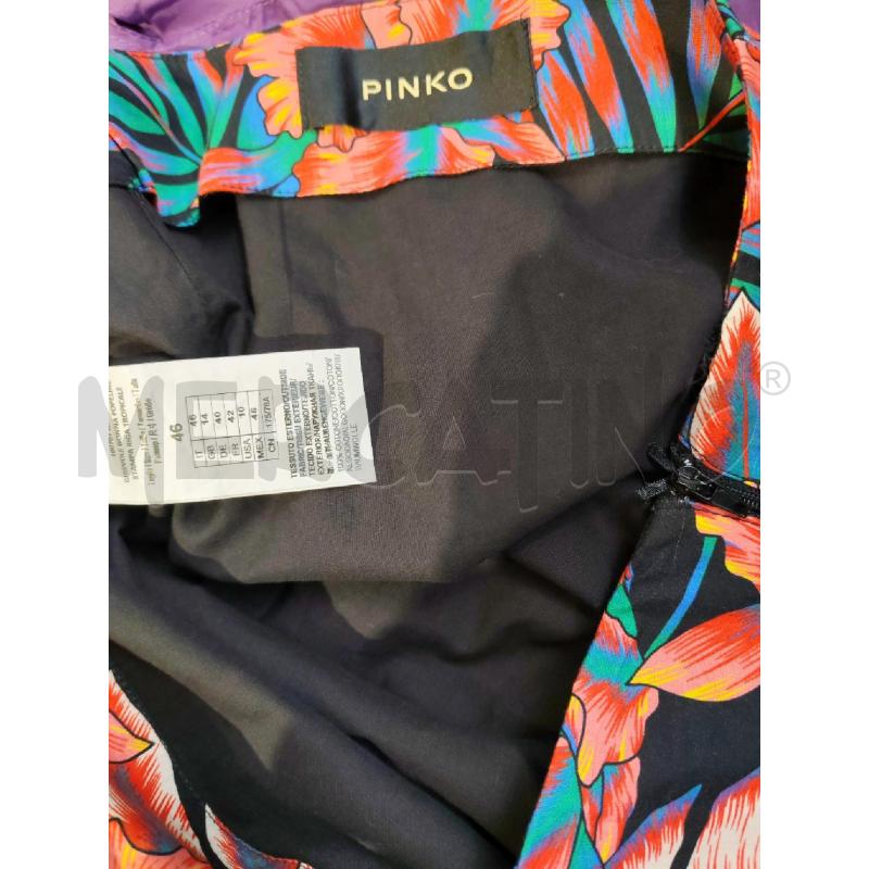 GONNA PINKO NERO FIORI ROSSI | Mercatino dell'Usato Mestre 5