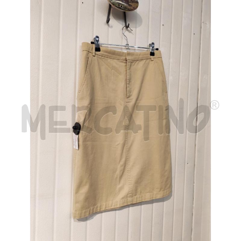 GONNA WEEKEND MAXMARA BEIGE SPACCO DIETRO | Mercatino dell'Usato Mestre 3