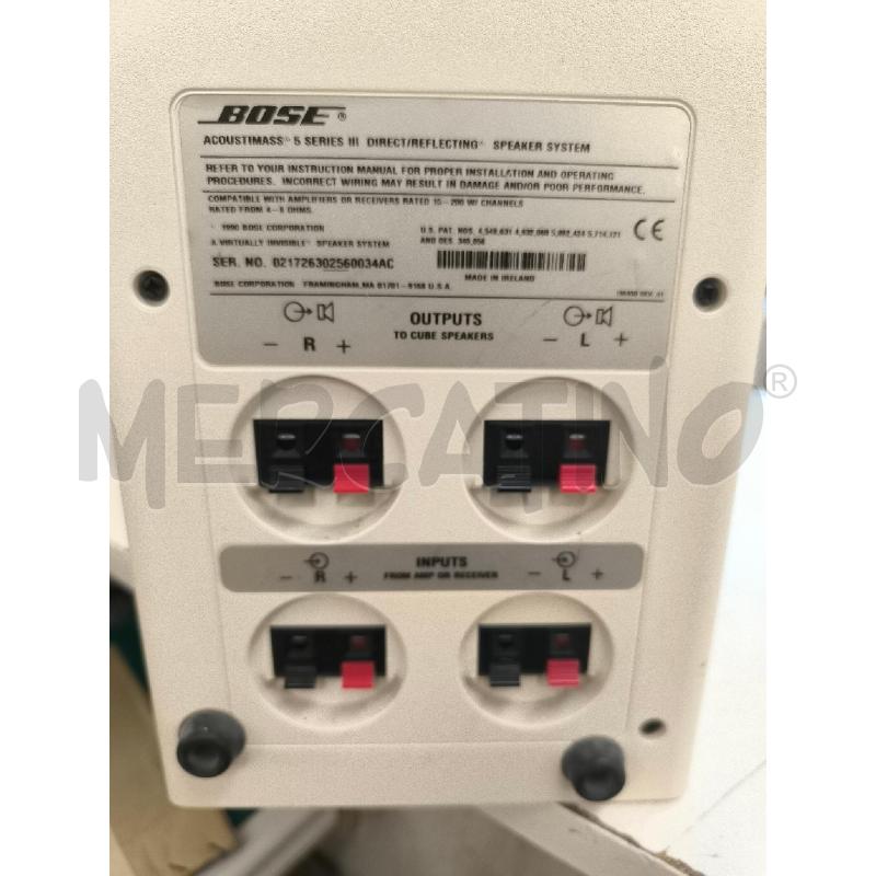 HOME THEATER BOSE ACOUSTIUMASS 5 SERIE | Mercatino dell'Usato Mestre 3