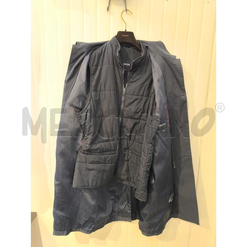 IMPERMEABILE UOMO SPADA BLU CON INTERNO SMANICATO | Mercatino dell'Usato Mestre 3