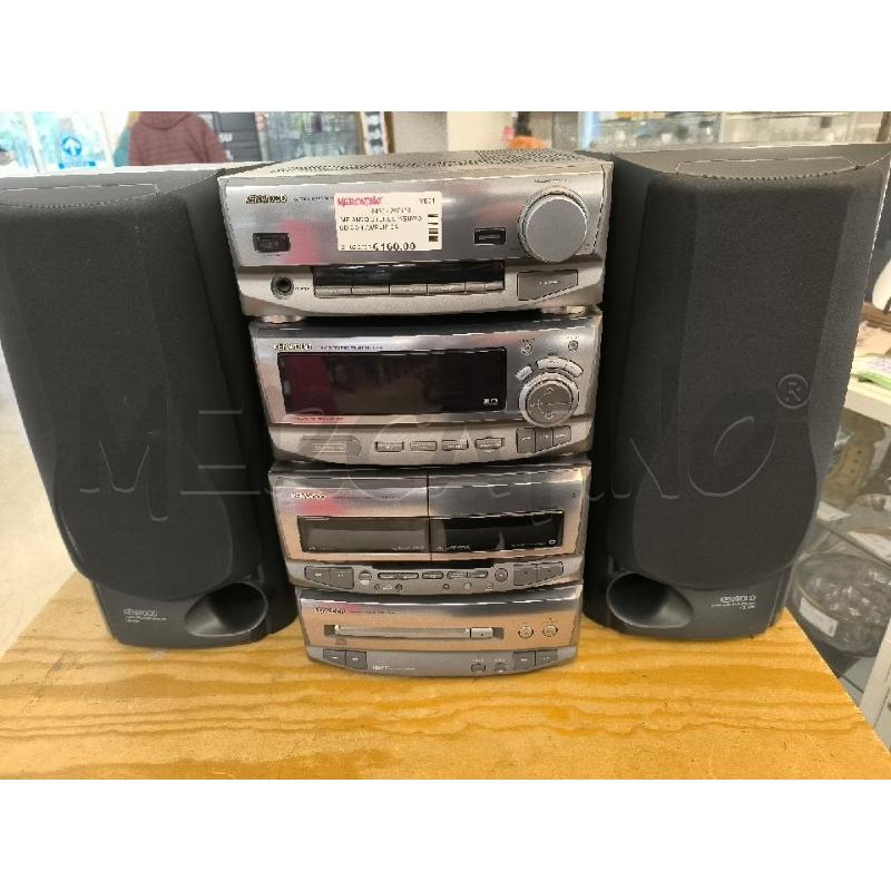 IMPIANTO STEREO KENWOOD CON AMPLIFICATORE | Mercatino dell'Usato Mestre 1