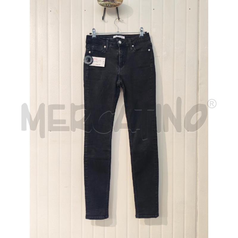 JEANS DONNA CALVIN KLEIN JEANS NERI SUPER SKINNY | Mercatino dell'Usato Mestre 1