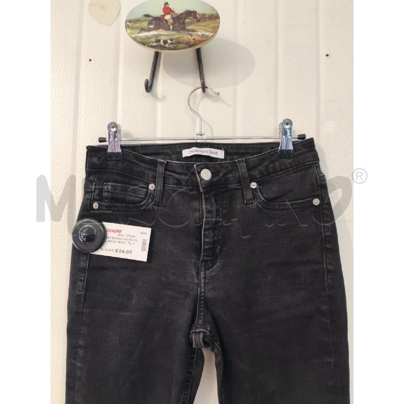 JEANS DONNA CALVIN KLEIN JEANS NERI SUPER SKINNY | Mercatino dell'Usato Mestre 2