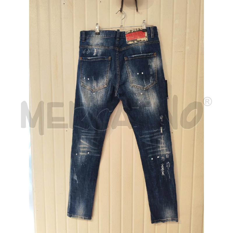 JEANS DONNA DISQUARED2 CON STRAPPI  E RICAMI  | Mercatino dell'Usato Mestre 3