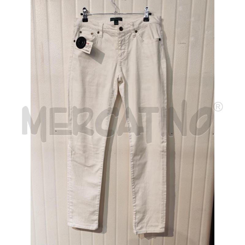 JEANS DONNA RALPH LAUREN BIANCHI  | Mercatino dell'Usato Mestre 1