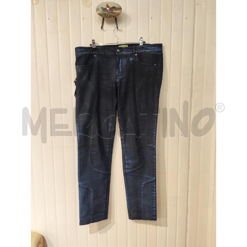 JEANS DONNA VERSACE JEANS BLU CON BRILLANTINI BLU | Mercatino dell'Usato Mestre 1