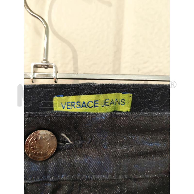 JEANS DONNA VERSACE JEANS BLU CON BRILLANTINI BLU | Mercatino dell'Usato Mestre 2