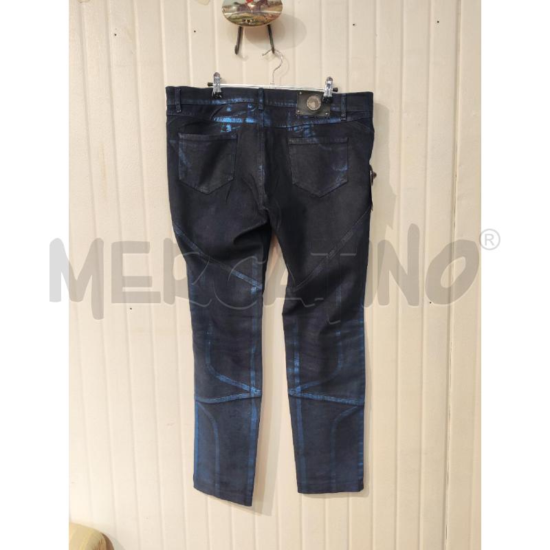 JEANS DONNA VERSACE JEANS BLU CON BRILLANTINI BLU | Mercatino dell'Usato Mestre 4