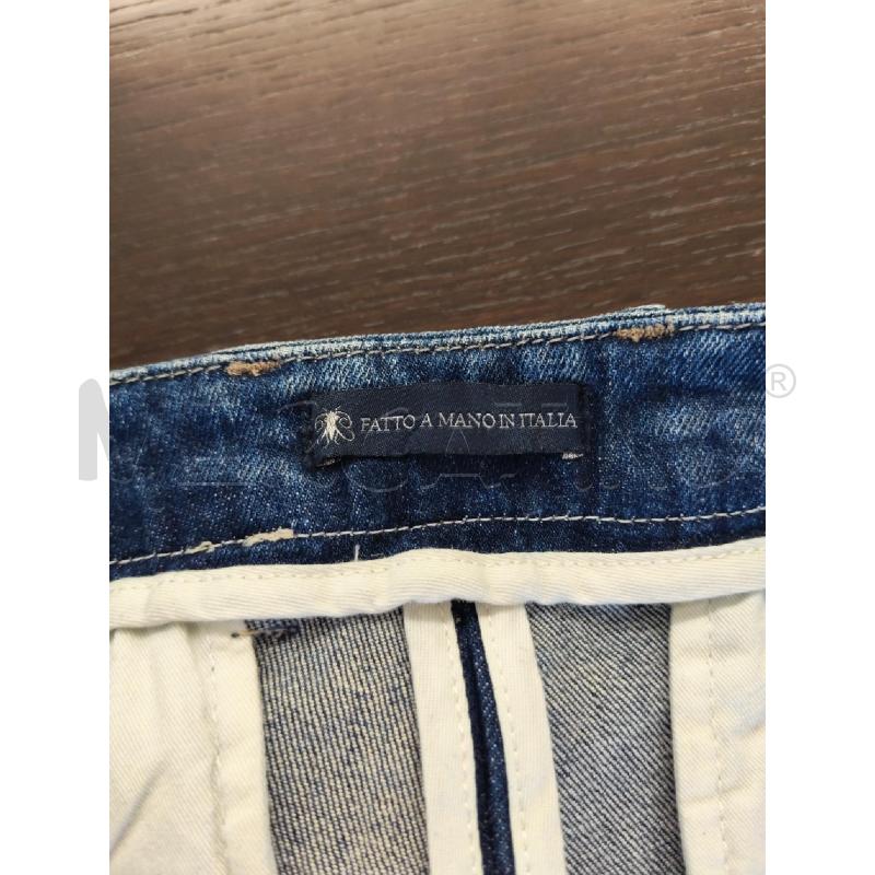 JEANS UOMO FATTO A MANO IN ITALIA BLU NOTTE | Mercatino dell'Usato Mestre 3