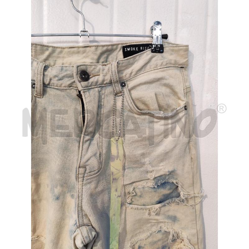 JEANS UOMO SMOKE RISE EFFETTO SPORCO CREMA | Mercatino dell'Usato Mestre 2