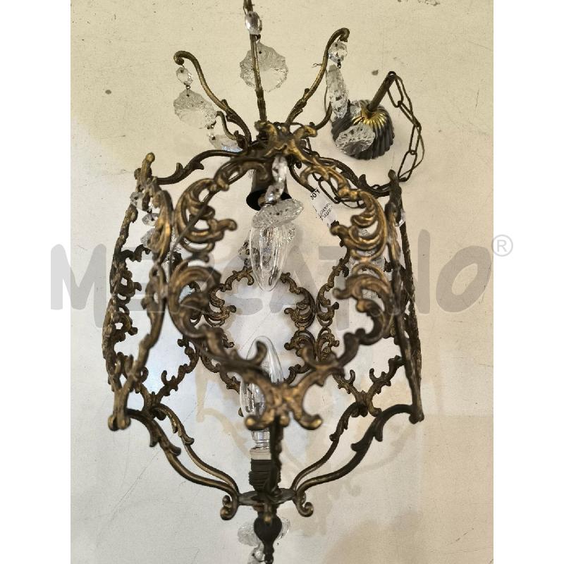 LAMPADARIO DORATO METALLO GOC | Mercatino dell'Usato Mestre 1