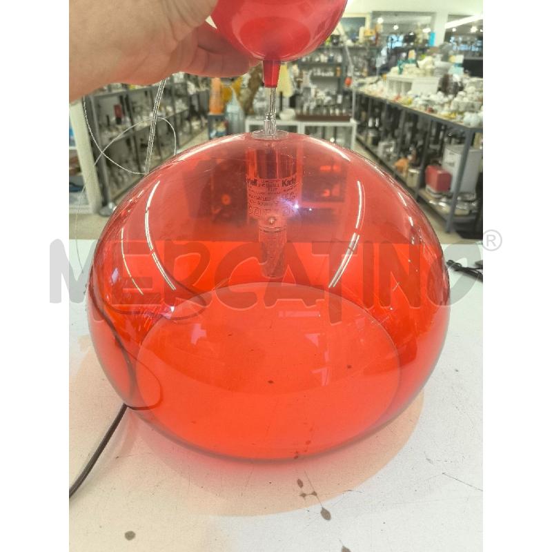 LAMPADARIO KARTELL FLY PLASTICA ROSSO | Mercatino dell'Usato Mestre 1
