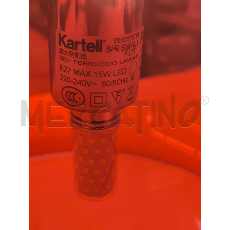 LAMPADARIO KARTELL FLY PLASTICA ROSSO | Mercatino dell'Usato Mestre 2