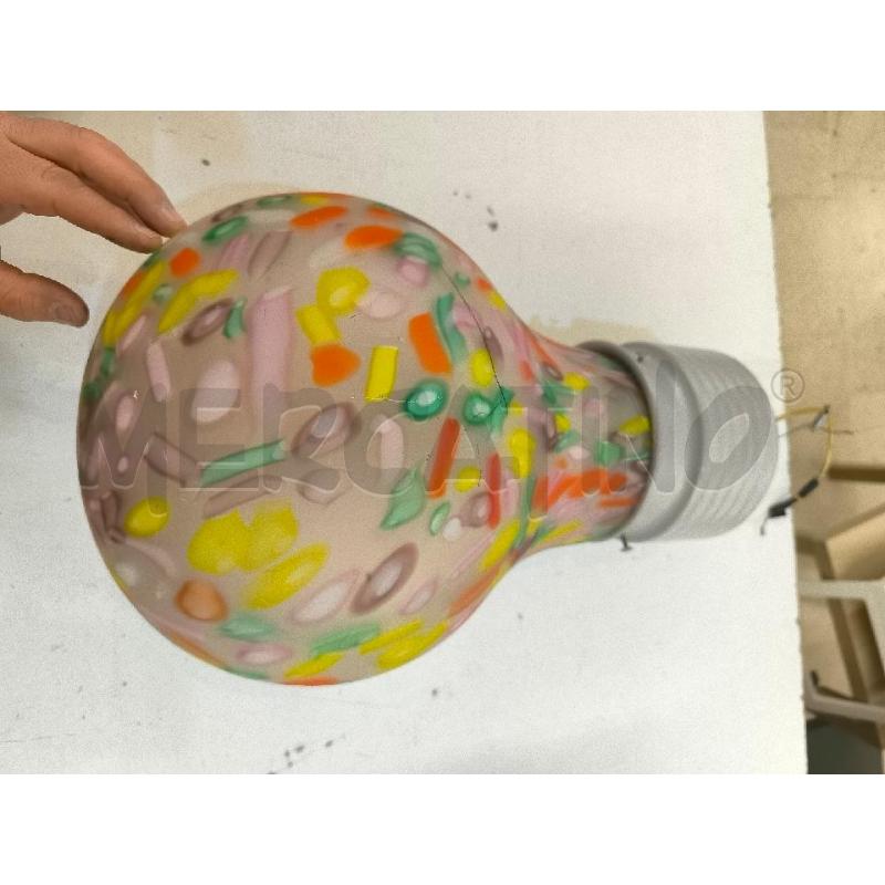 LAMPADARIO LAMPADINA COLORATA 2P | Mercatino dell'Usato Mestre 1