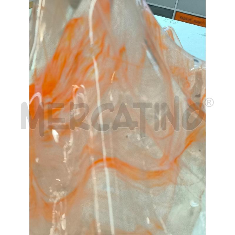 LAMPADARIO MURANOI FAZZOLETTO ARANCIONE | Mercatino dell'Usato Mestre 3