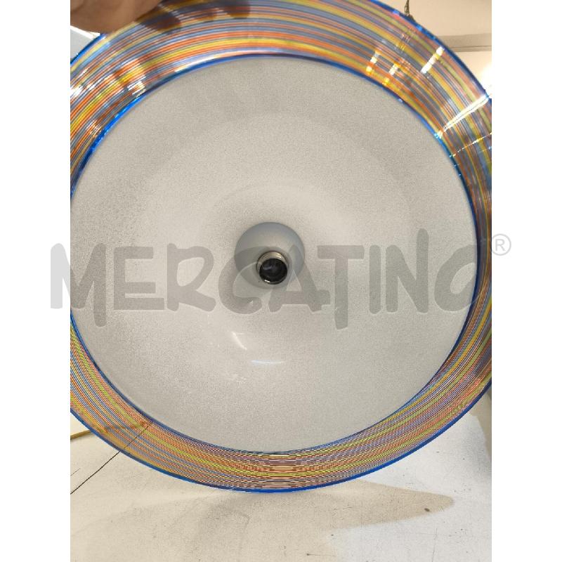 LAMPADARIO MURANO BORDO FANTASIA A RIGHE | Mercatino dell'Usato Mestre 4