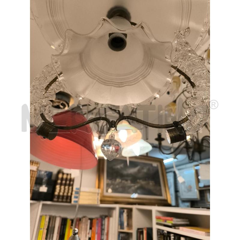 LAMPADARIO MURANO CON CAMPANA | Mercatino dell'Usato Mestre 3