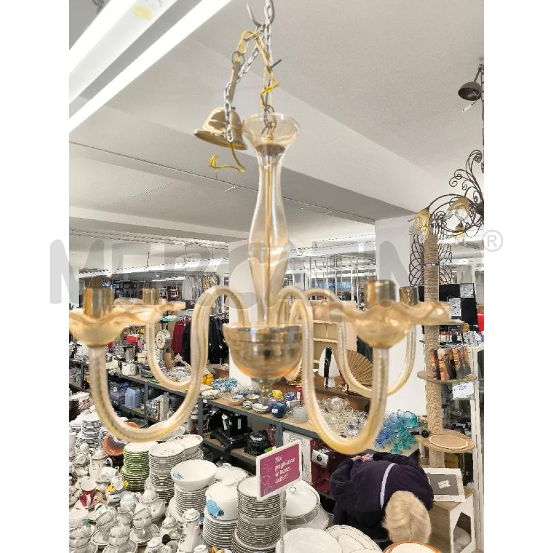 LAMPADARIO MURANO DORATO | Mercatino dell'Usato Mestre 1