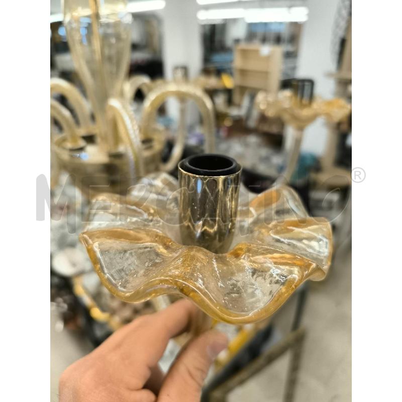 LAMPADARIO MURANO DORATO | Mercatino dell'Usato Mestre 2