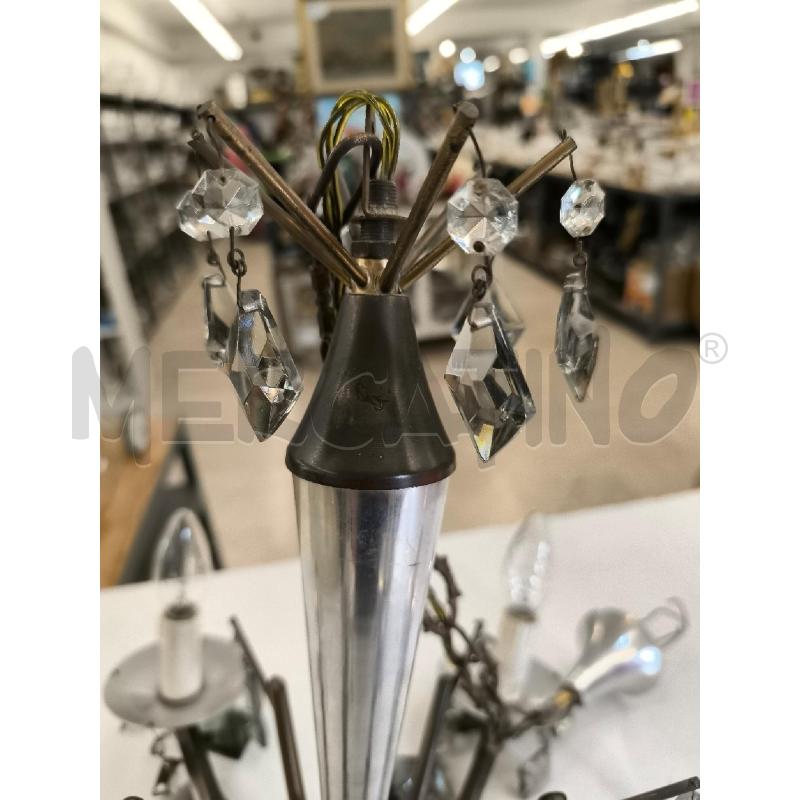 LAMPADARIO PERLE FUME' GEOMETRICHE | Mercatino dell'Usato Mestre 4