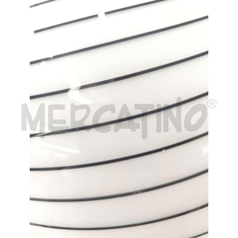 LAMPADARIO RIGHE NERE CAPPELLO  VETRO | Mercatino dell'Usato Mestre 2