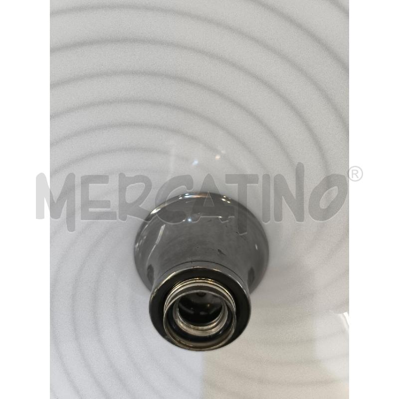 LAMPADARIO RIGHE NERE CAPPELLO  VETRO | Mercatino dell'Usato Mestre 5
