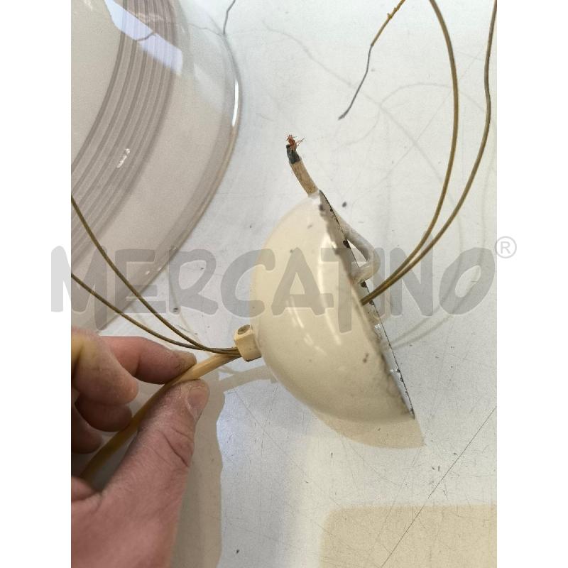 LAMPADARIO RIGHE ROSA GRIGIO | Mercatino dell'Usato Mestre 4