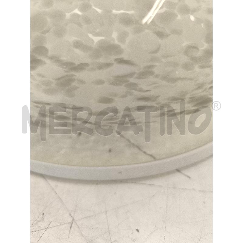 LAMPADARIO VETRO MURANO FANTASIA A MACCHIE BIANCHE | Mercatino dell'Usato Mestre 2