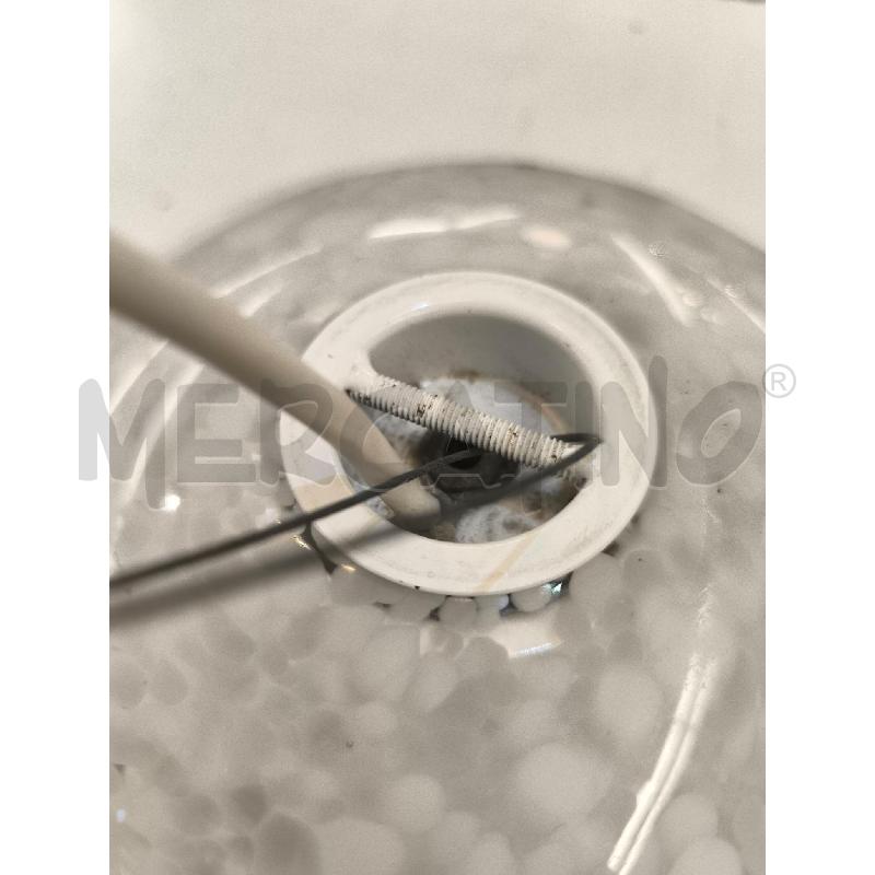 LAMPADARIO VETRO MURANO FANTASIA A MACCHIE BIANCHE | Mercatino dell'Usato Mestre 4