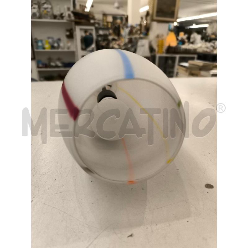 LAMPADARIO VETRO RIGHE COLORATE  | Mercatino dell'Usato Mestre 2