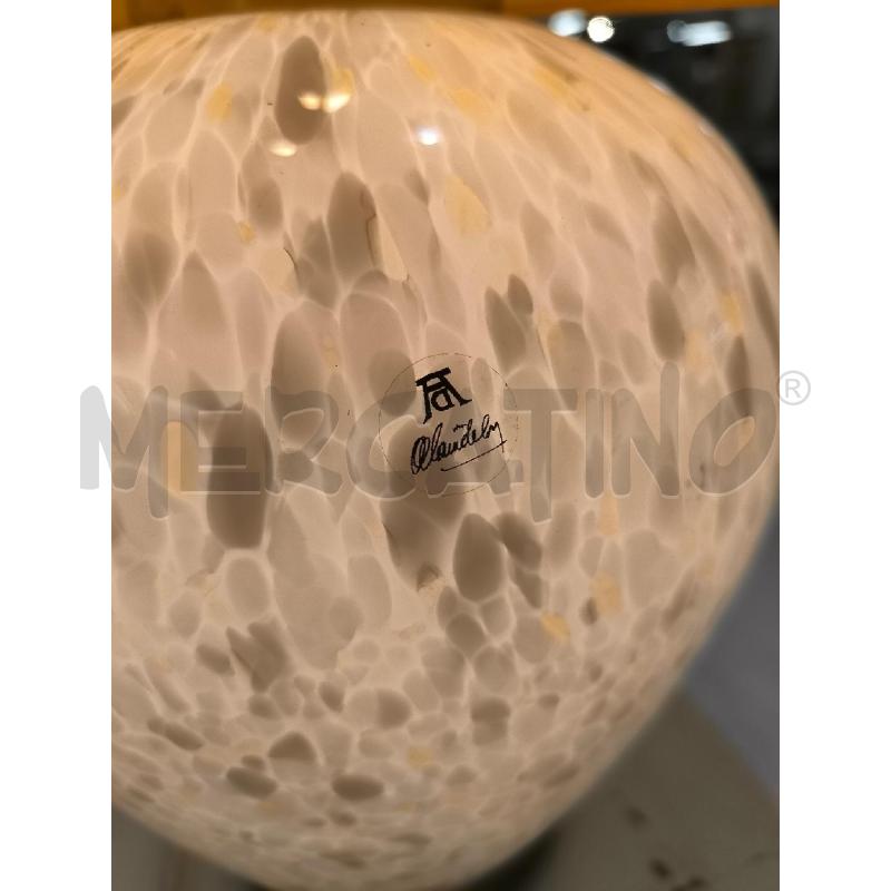 LAMPADA ALAIN DELON MURANO VETRO MACCHIE BASE NERA | Mercatino dell'Usato Mestre 2