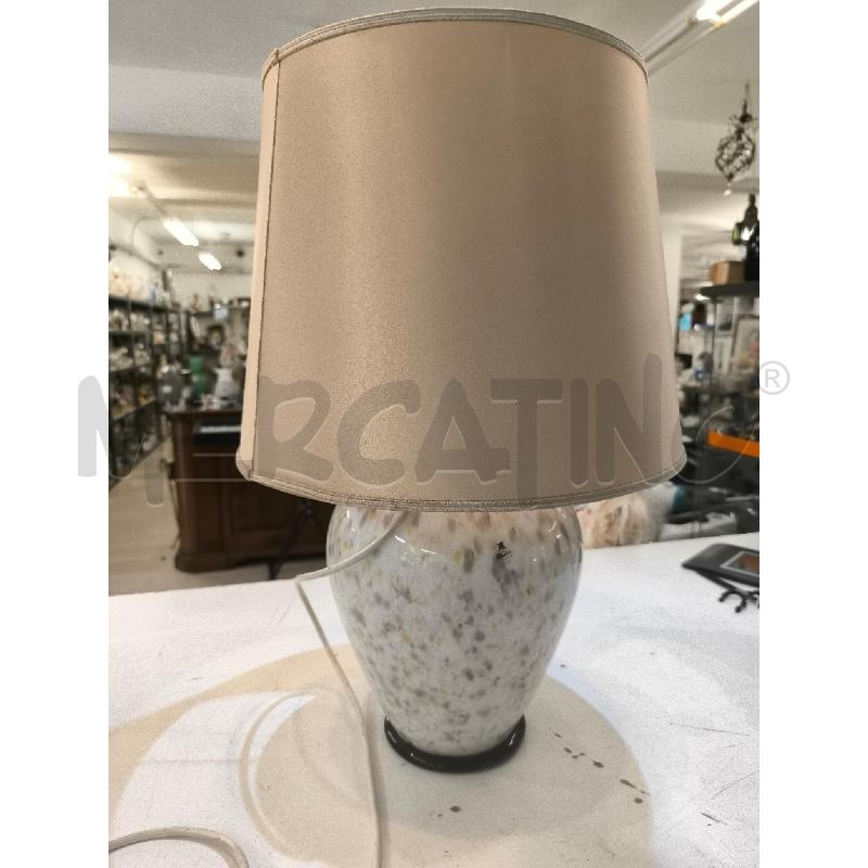 LAMPADA ALAIN DELON MURANO VETRO MACCHIE BASE NERA | Mercatino dell'Usato Mestre 3