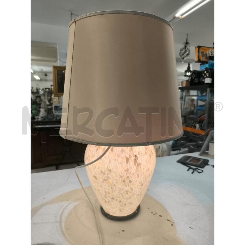 LAMPADA ALAIN DELON MURANO VETRO MACCHIE BASE NERA | Mercatino dell'Usato Mestre 5