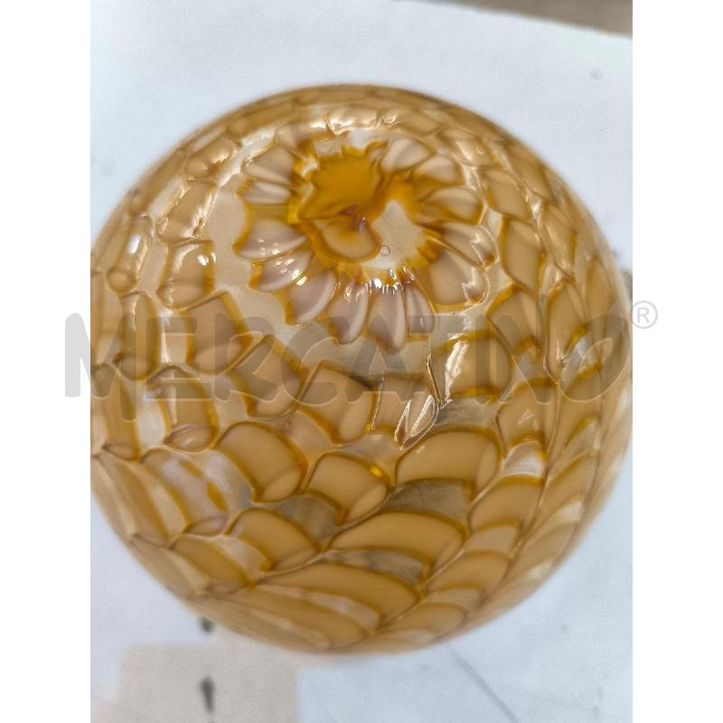 LAMPADA DA TAVOLO VETRO MURANO AMBRA  | Mercatino dell'Usato Mestre 2