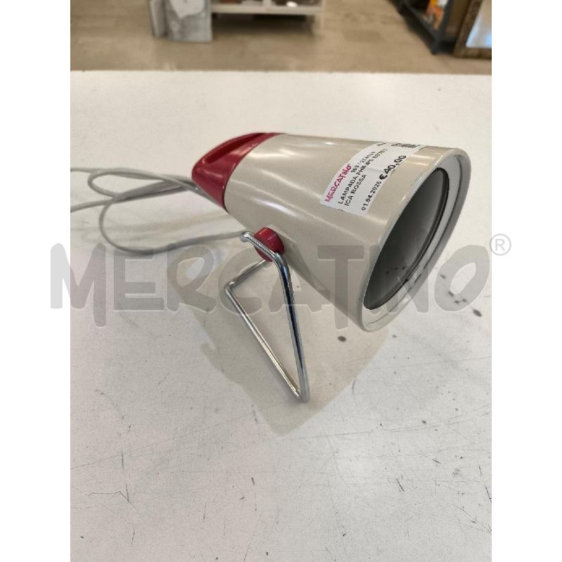 LAMPADA PHILIPS ESTETICA ROSSA  | Mercatino dell'Usato Mestre 1