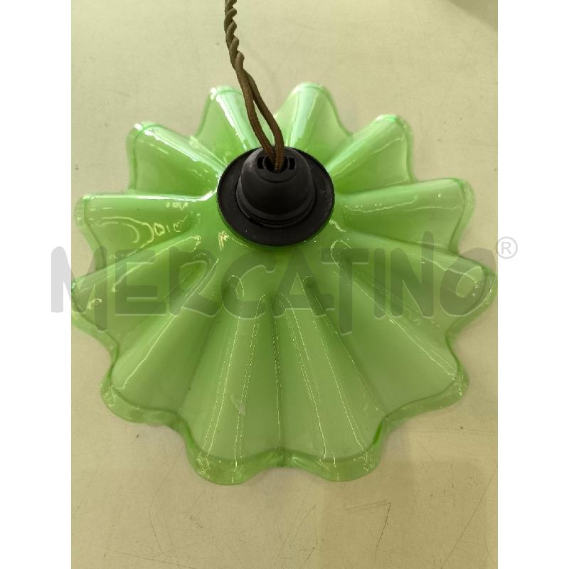 LAMPADA VERDE VINTAGE | Mercatino dell'Usato Mestre 1