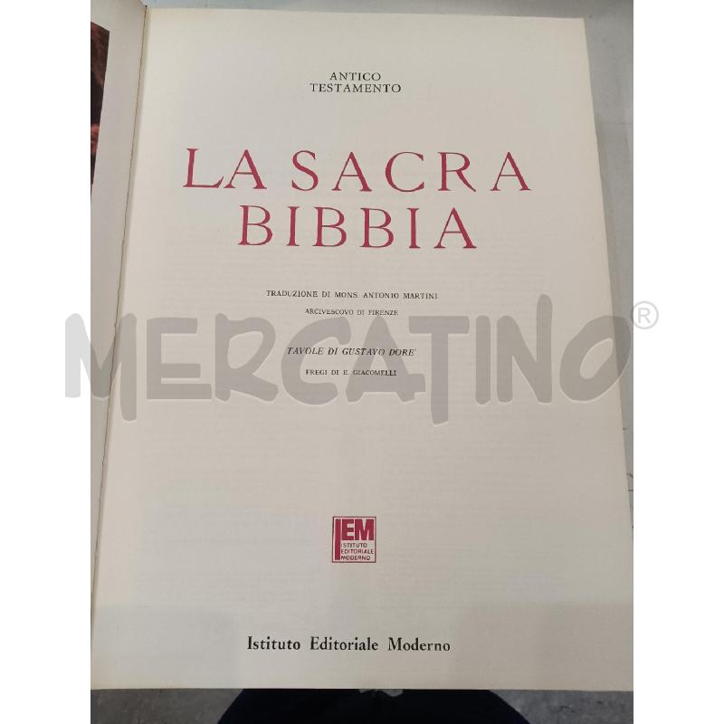 LA SACRA BIBBIA IEM PZ 2 | Mercatino dell'Usato Mestre 2