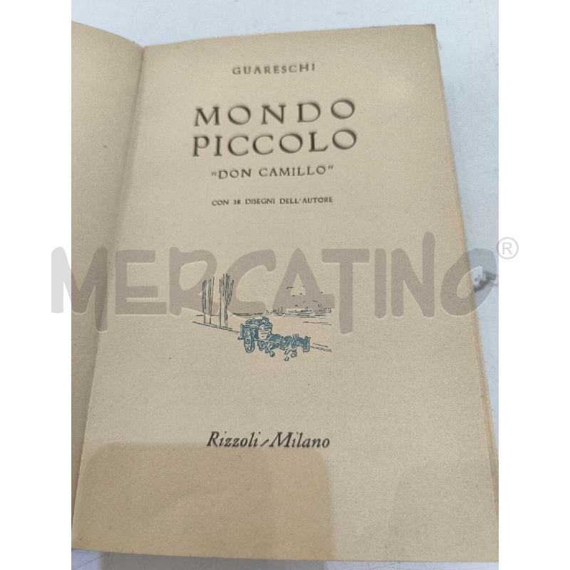 LIBRO ANTICO GUARESCHI MONDO PICCOLO | Mercatino dell'Usato Mestre 2