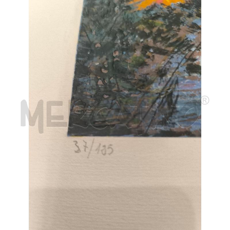 LITOGRAFIA CASCELLA VASO FIORI CHIARI | Mercatino dell'Usato Mestre 3