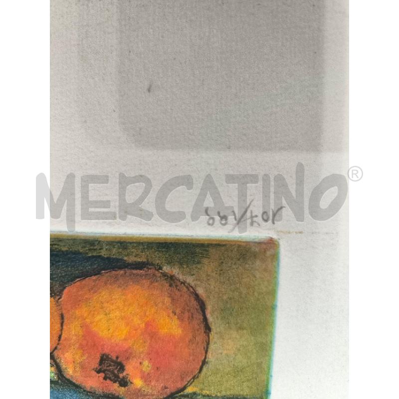 LITOGRAFIA CASCELLA VASO FIORI LIMONI | Mercatino dell'Usato Mestre 3