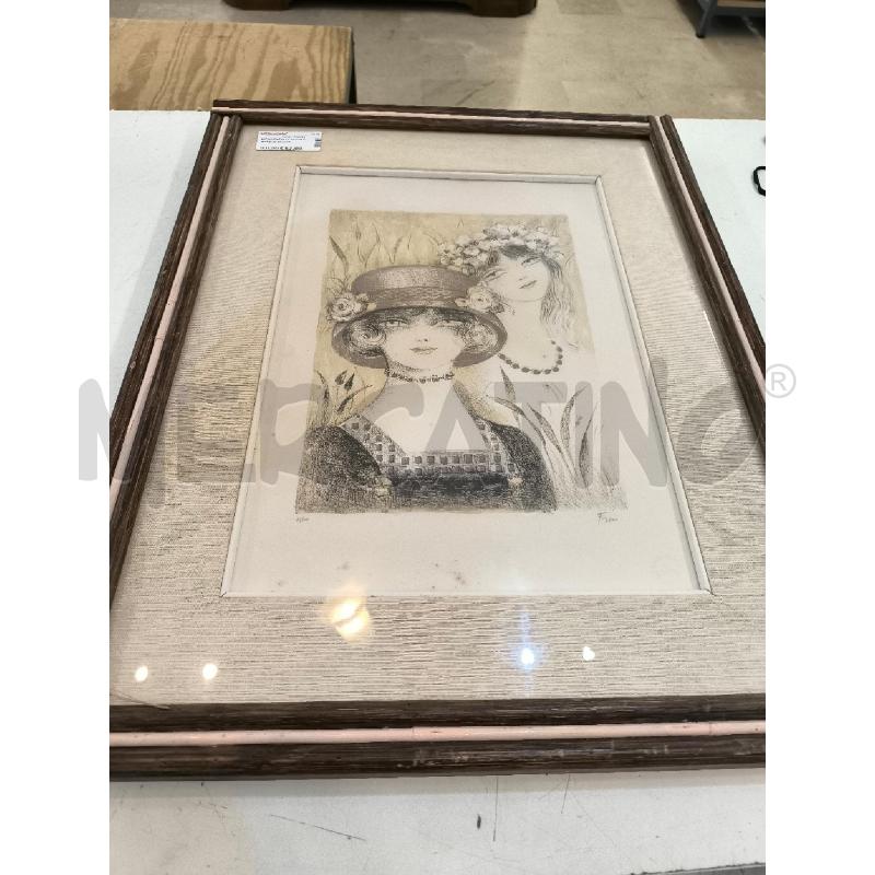 LITOGRAFIA FELICITA FRAI DUE DONNE | Mercatino dell'Usato Mestre 1
